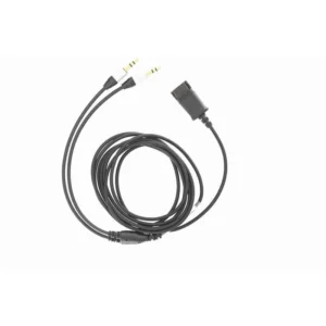 Tellur - QD to 2 x Jack 3.5mm Adapter Cable - Black - Καλώδιο προσαρμογέα QD σε 2 x Jack 3