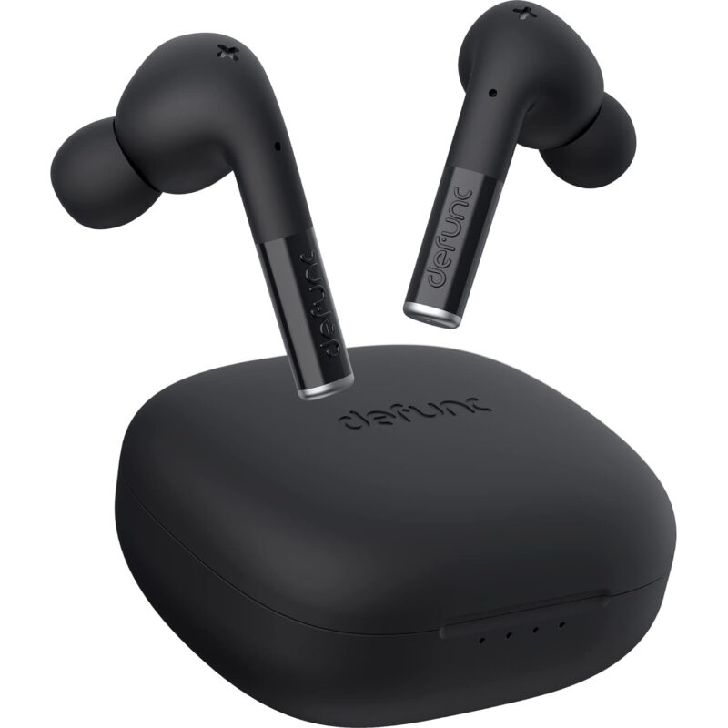 Defunc TRUE ENTERTAINMENT Bluetooth 5.2 Ασύρματα True Wireless Ακουστικά με θήκη (μαύρο) - Image 2