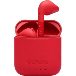 Defunc TRUE GO SLIM Bluetooth 5.2 Ασύρματα True Wireless Ακουστικά με θήκη (κόκκινο)
