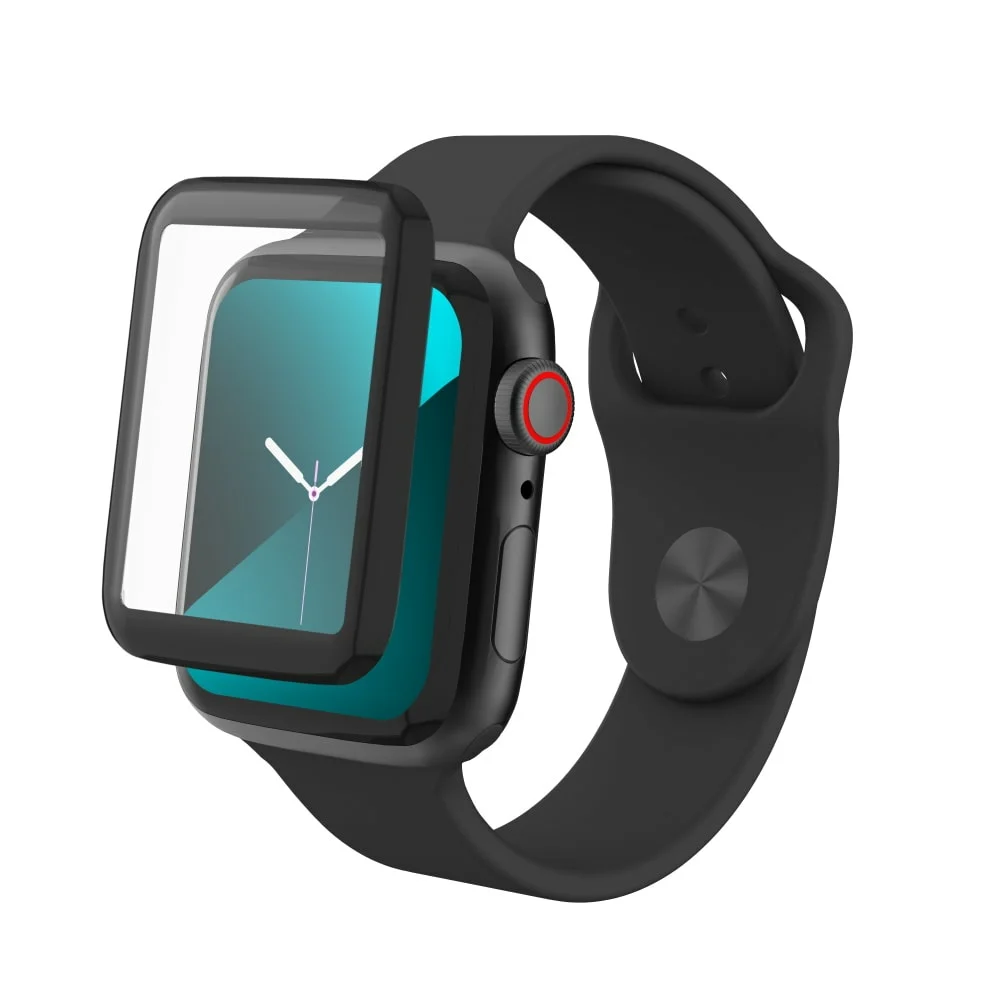 ZAGG InvisibleShield Full Face Tempered Glass Full Glue για Apple Watch Series 5/4 (44mm – μαύρο πλαίσιο) - Image 2
