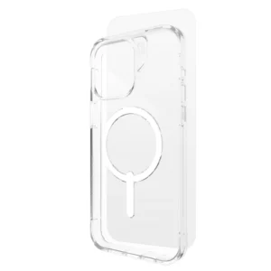 Zagg Luxe Snap Case/Glass (Bundle) Λεπτή και κομψή Θήκη προστασίας που αντέχει σε πτώσεις έως 3 μέτρα & τζαμάκι προστασίας – iPhone 15 Pro Max (Clear Bundle)
