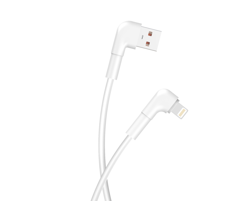 Maxlife - USB to Lightining Cable 2.4A 1m - White