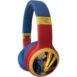 Lazerbuilt Superman Logo Light-Up Bluetooth Headphones – Ασύρματα Παιδικά Ακουστικά με Μικρόφωνο