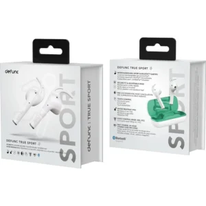 Defunc TRUE SPORT Bluetooth 5.2 Ασύρματα Αθλητικά True Wireless Ακουστικά με θήκη (λευκό) - Image 4
