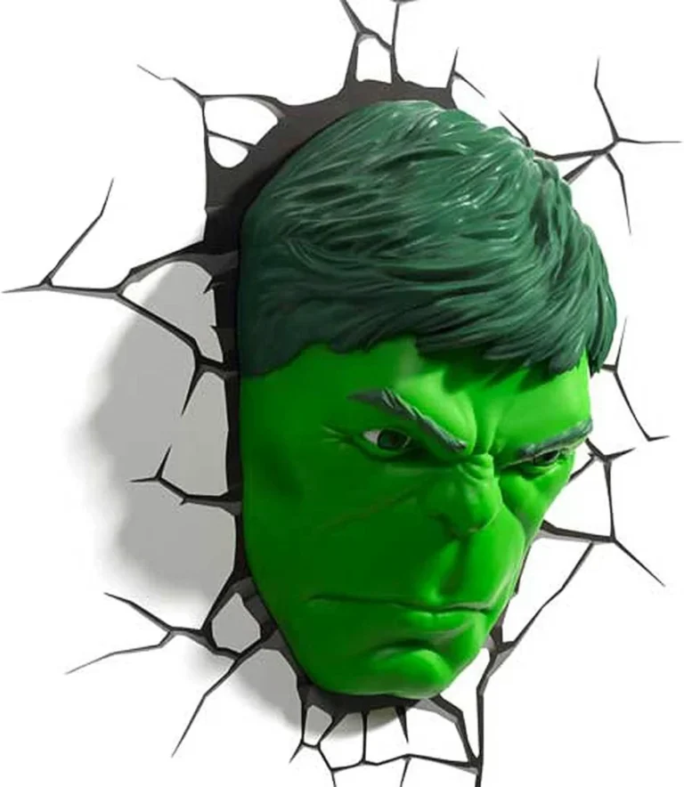 3D Light FX – 3DL – Marvel Hulk Face 3D Deco Light - Image 4