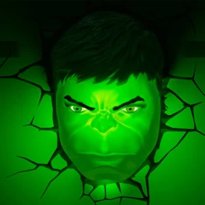 3D Light FX – 3DL – Marvel Hulk Face 3D Deco Light - Image 3