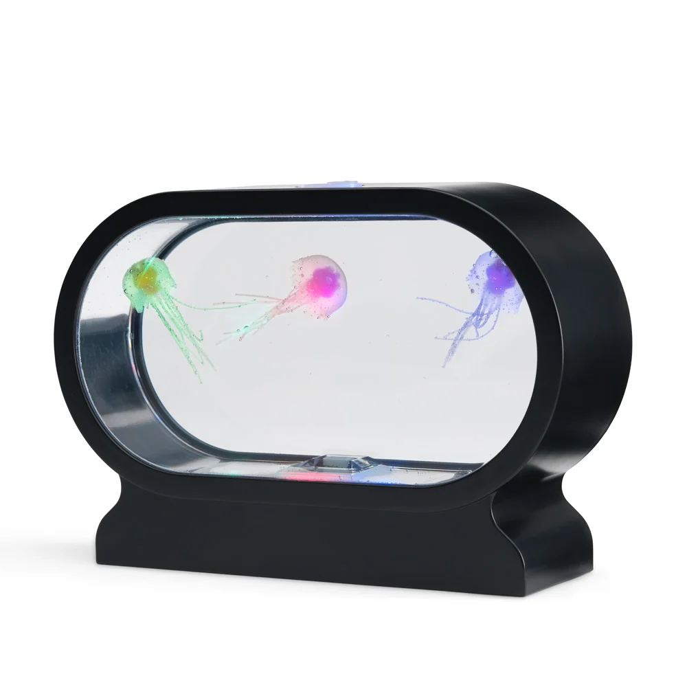 The Source Oval Mini Jellyfish Lamp – Mini Οβαλ Φωτιστικό LED με τρεις χαριτωμένες μέδουσες που παράγει υπνωτιστικό θέαμα The Source Oval Mini Jellyfish Lamp – Mini Οβαλ Φωτιστικό LED με τρεις χαριτωμένες μέδουσες που παράγει υπνωτιστικό θέαμα