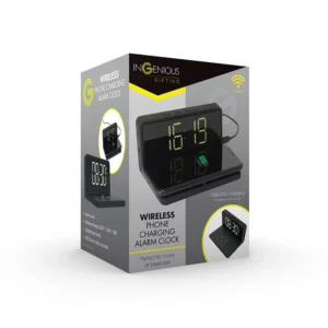 The Source Wireless Phone Charging Alarm Clock - Ασύρματος φορτιστής Smartphone Ξυπνητήρι - Image 3