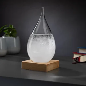 The Source – Storm Glass Teardrop – Συσκευή Καιρού σε Μορφή Σταγόνας με Διακοσμητική Βάση - Image 4