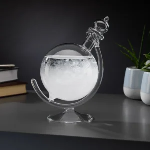 The Source – Storm Glass Globe – Εντυπωσιακό Διακοσμητικό Βαρόμετρο Γραφείου με Κρυσταλλική Αντίδραση - Image 4