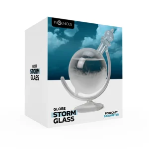 The Source – Storm Glass Globe – Εντυπωσιακό Διακοσμητικό Βαρόμετρο Γραφείου με Κρυσταλλική Αντίδραση - Image 3