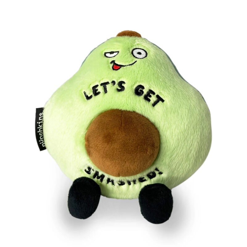 Punchkins Plush Χιουμοριστικό Λούτρινο Αβοκάντο – "Let's Get Smashed" - Image 2