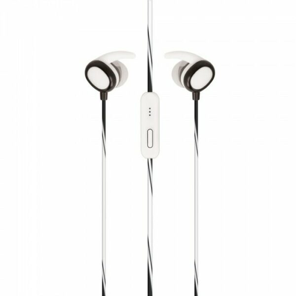 Setty - Stereo Headset 3.5mm Jack - Black/White