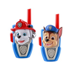 eKids Paw Patrol Σετ 2 Walkie Talkies για παιδιά & ενήλικες με ενσωματωμένο μεγάφωνο και εμβέλεια 150 μέτρων (PW-207) (Μπλε/Κόκκινο/Γκρι) - Image 4