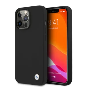 BMW Signature Collection Back Cover Θήκη προστασίας από σιλικόνη – iPhone 13 Pro (Μαύρο) - Image 2