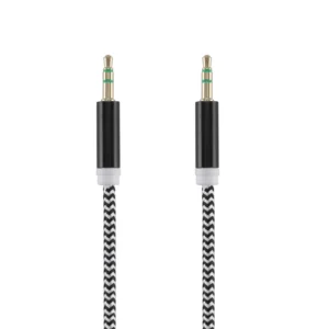 Tellur Auxiliary Audio Cable Στερεοφωνικό καλώδιο ήχου Αρσενικό/Αρσενικό μήκους 1 μέτρου σε μαύρο - Image 3
