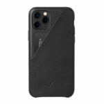 Native Union Clic Card Δερμάτινη Θήκη προστασίας για Apple iPhone 11 Pro με υποδοχή για κάρτες – μαύρη