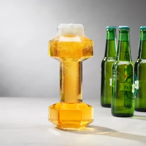 The Source Dumbbell Beer Glass-Ποτήρι μπύρας σε σχήμα βαράκι γυμναστικής - Image 5