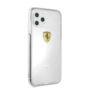 Ferrari Hard Case Clear Shockproof Θήκη προστασίας – iPhone 11 Pro Max (Διάφανη/3D Logo) - Image 4