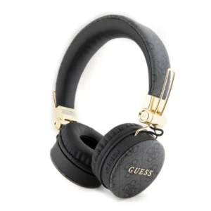 Guess "4G Logo" Over Ear Bluetooth Headphones Ακουστικά Over Ear από δερματίνη με μεταλλικό Logo (Black – GUBH704GEMK) - Image 2