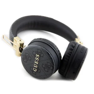 Guess "4G Logo" Over Ear Bluetooth Headphones Ακουστικά Over Ear από δερματίνη με μεταλλικό Logo (Black – GUBH704GEMK) - Image 3