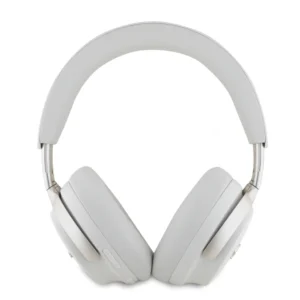 Guess Metal Script Logo Bluetooth ANC/ENC Headphones (Beige - GUBHC22PSFCSME) - Image 4