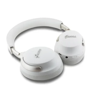 Guess Metal Script Logo Bluetooth ANC/ENC Headphones (Beige - GUBHC22PSFCSME) - Image 5