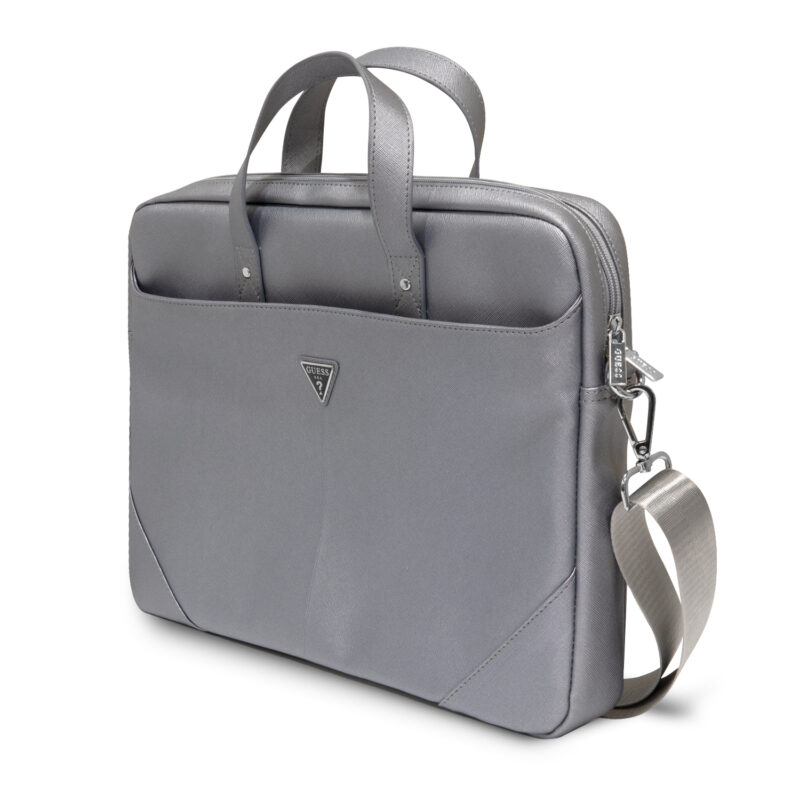 Guess 4G Uptown Computer Bag Τσάντα κατάλληλη για laptop 15" (Silver - GUCB15PSATLG) - Image 3