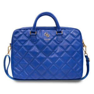 Guess - Quilted 4G Τσάντα κατάλληλη για laptop 16" – Blue