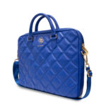 Guess - Quilted 4G Τσάντα κατάλληλη για laptop 16" – Blue - Image 4