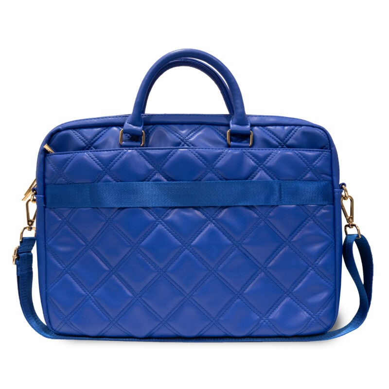 Guess - Quilted 4G Τσάντα κατάλληλη για laptop 16" – Blue - Image 3
