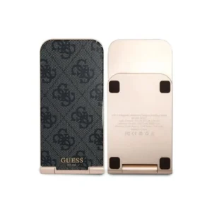 Guess “4G Logo Collection” Magnetic Desk Charger Αναδιπλούμενος Οικιακός Μαγνητικός ταχυφορτιστής ισχύος 15W σε χρώμα γκρι (GUDCFAL4PEGK) - Image 4