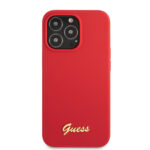 Guess “Vintage Script Gold Logo Collection” Σκληρή Θήκη προστασίας από σιλικόνη – Apple iPhone 13 Pro (Κόκκινη) - Image 4