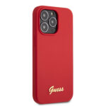 Guess “Vintage Script Gold Logo Collection” Σκληρή Θήκη προστασίας από σιλικόνη – Apple iPhone 13 Pro (Κόκκινη) - Image 5