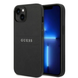 Guess Saffiano Hard Case Θήκη προστασίας από δερματίνη – iPhone 14 Plus (Μαύρο) - Image 2