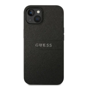 Guess Saffiano Hard Case Θήκη προστασίας από δερματίνη – iPhone 14 Plus (Μαύρο) - Image 4