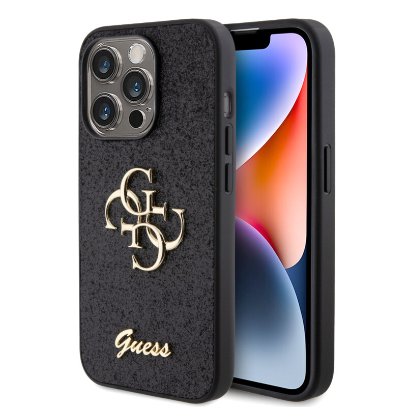 Guess Fixed Glitter 4G Logo Case Θήκη προστασίας από σιλικόνη – iPhone 15 Pro (Black – GUHCP15LHG4SGK) Guess Fixed Glitter 4G Logo Case Θήκη προστασίας από σιλικόνη – iPhone 15 Pro (Black – GUHCP15LHG4SGK)