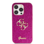 Guess Fixed Glitter 4G Logo Case Θήκη προστασίας από σιλικόνη – iPhone 15 Pro (Purple – GUHCP15LHG4SGU) - Image 4