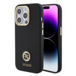 Guess "4G Strass Logo Collection" Case Θήκη προστασίας από σιλικόνη – iPhone 15 Pro (Black – GUHCP15LM4DGPK) - Image 2
