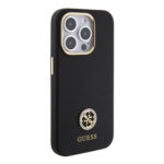 Guess "4G Strass Logo Collection" Case Θήκη προστασίας από σιλικόνη – iPhone 15 Pro (Black – GUHCP15LM4DGPK) - Image 5