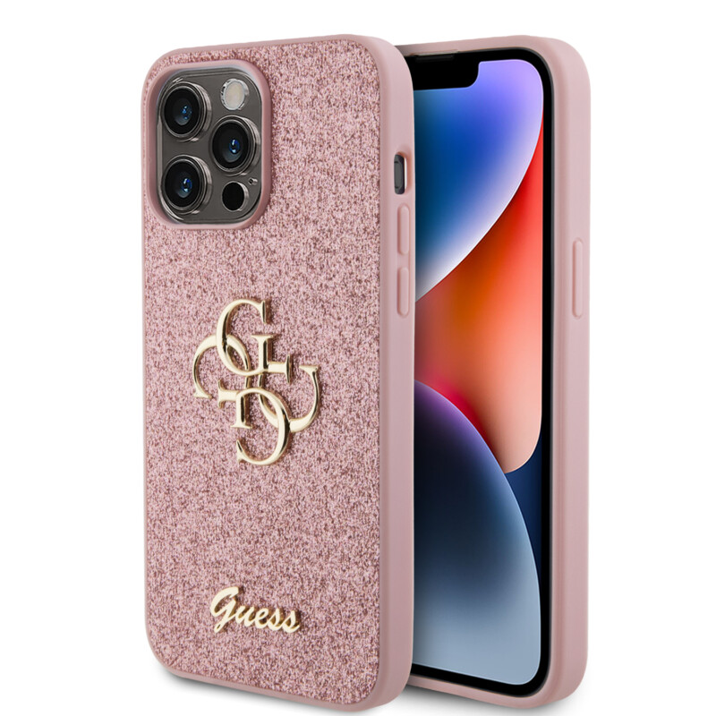 Guess Fixed Glitter 4G Logo Case Θήκη προστασίας από σιλικόνη – iPhone 15 Pro Max (Pink – GUHCP15XHG4SGP) Guess Fixed Glitter 4G Logo Case Θήκη προστασίας από σιλικόνη – iPhone 15 Pro Max (Pink – GUHCP15XHG4SGP)