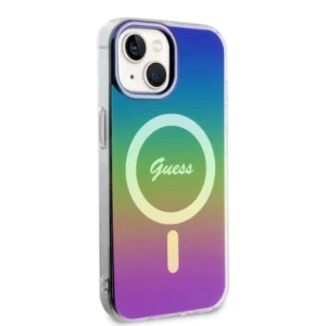 Guess Iridescent Magsafe Case Πολύχρωμη θήκη προστασίας από σκληρό πλαστικό – iPhone 15 (Rainbow Black – GUHMP15SHITSK) - Image 5
