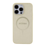 Guess Saffiano Hard Case Θήκη προστασίας από δερματίνη – iPhone 15 Pro Max (Μπεζ – GUHMP15XPSAHMCB) - Image 4
