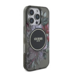 Guess Magsafe “Flowers with Pearl Strap” Hard Case Θήκη προστασίας από σκληρό πλαστικό – iPhone 16 Pro (Μαύρο – GUHMP16LHFWBRCESK) - Image 5