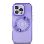 Guess Magsafe “Flower Wreath” Hard Case Θήκη προστασίας από σκληρό πλαστικό – iPhone 16 Pro (Μωβ – GUHMP16LHFWFCU) - Image 4