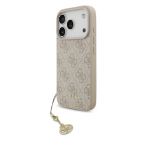 Guess - 4G Charm Θήκη για iPhone 17 Pro – Tone-on-Tone Pink