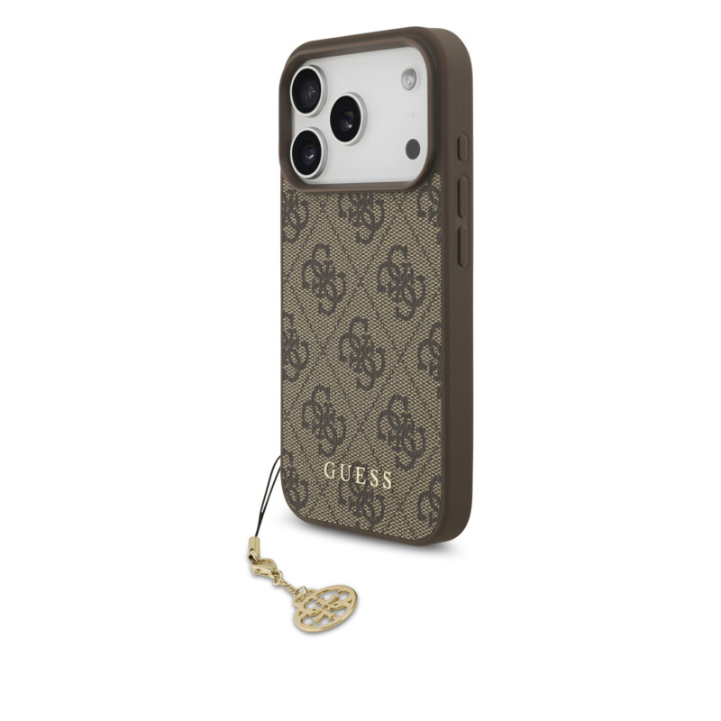 Guess - 4G Charm Θήκη για iPhone 17 Pro – Tone-on-Tone Brown Guess - 4G Charm Θήκη για iPhone 17 Pro – Tone-on-Tone Brown