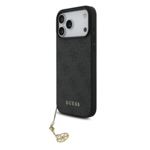 Guess - 4G Charm Θήκη για iPhone 17 Pro Max – Tone-on-Tone Grey