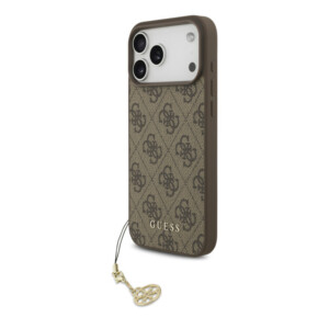 Guess - 4G Charm Θήκη για iPhone 17 Pro Max – Tone-on-Tone Brown