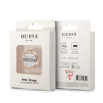Guess 4G Ring Stand Μοντέρνο Pop Holder για smartphone σε λευκό/χρυσό/μάρμαρο - Image 3